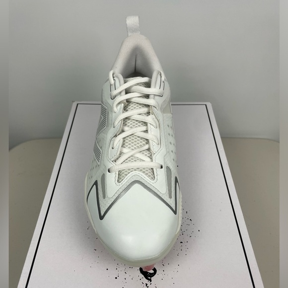 New Balance White Silver FuelCell Romero Duo Comp Softball‎ Cleats - Picture 11 of 12